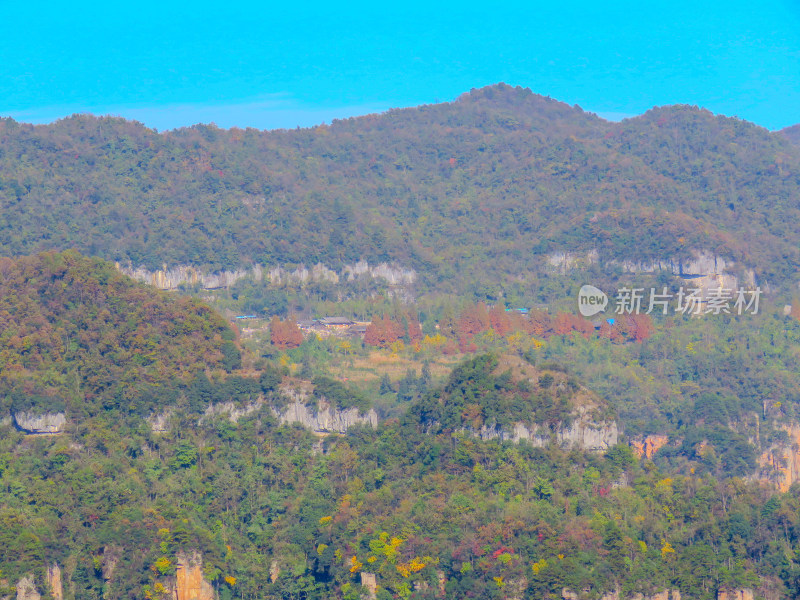 中国湖南张家界国家森林公园旅游风光