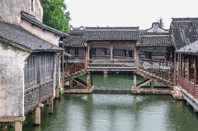 梅雨季的乌镇西栅美景