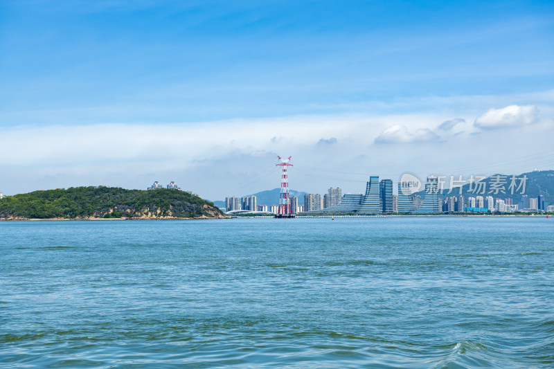 厦门城市建筑风光 双子塔 鼓浪屿 城市风光