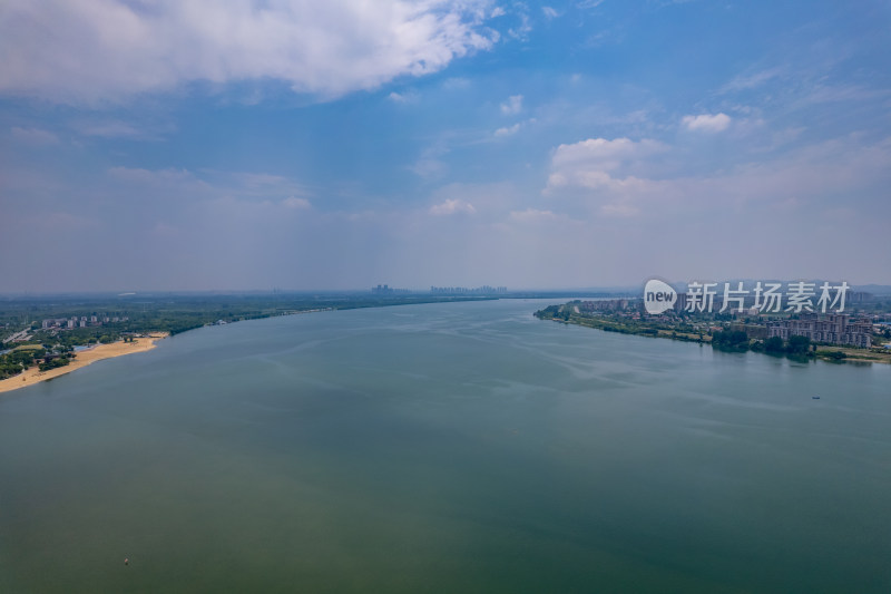 湖北襄阳城市风光旅游景区地标建筑航拍图