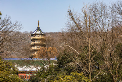 南京钟山风景区灵谷景区灵谷塔