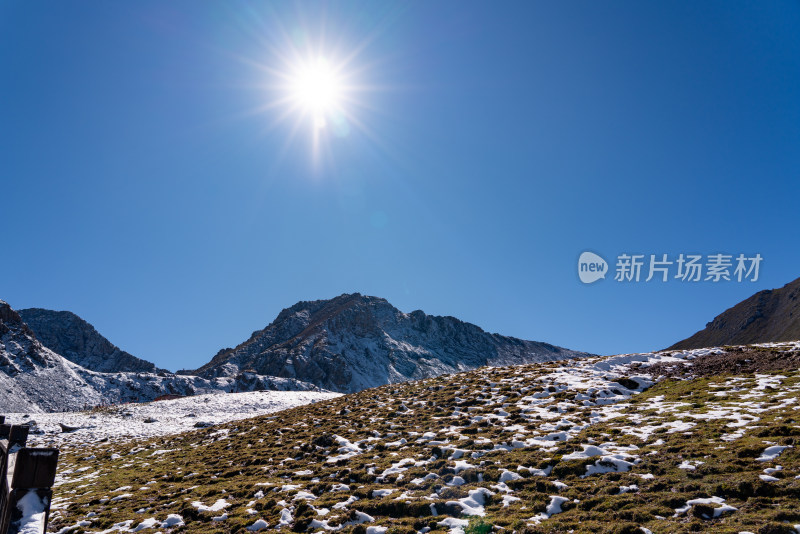 青海祁连风景区的秋色