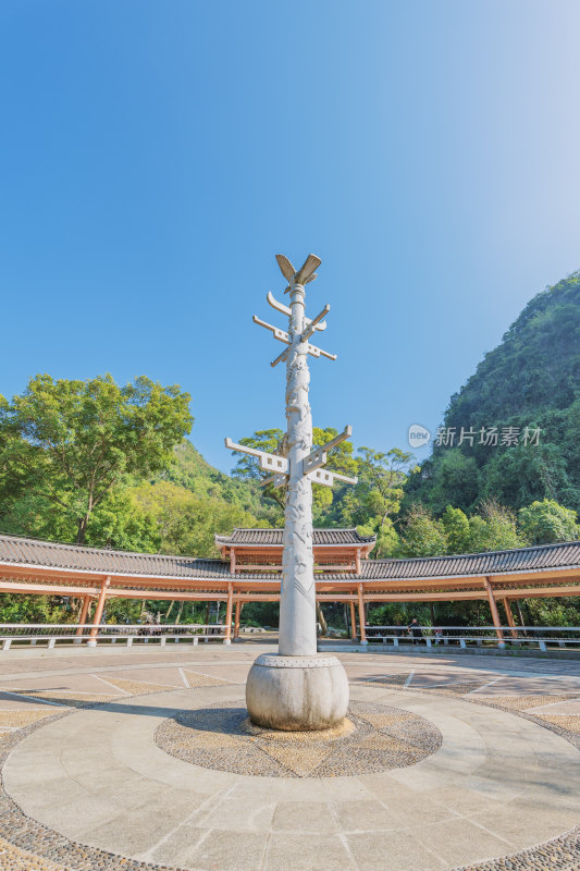 广西柳州大龙潭风景区龙潭公园芦笙坪