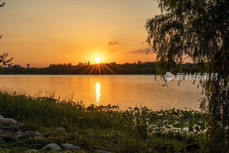 石家庄滹沱河风光