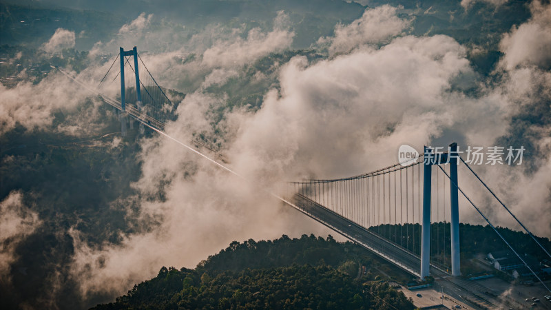 超级工程龙江大桥全景