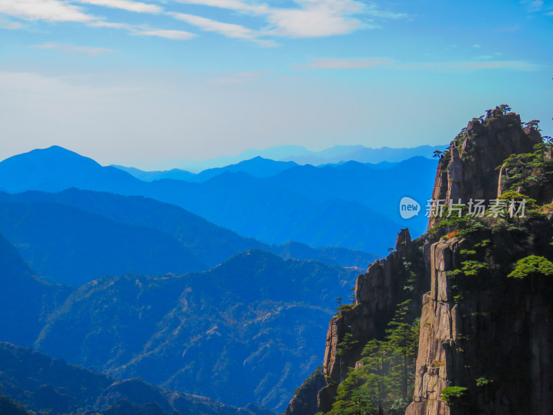 中国安徽黄山旅游风光