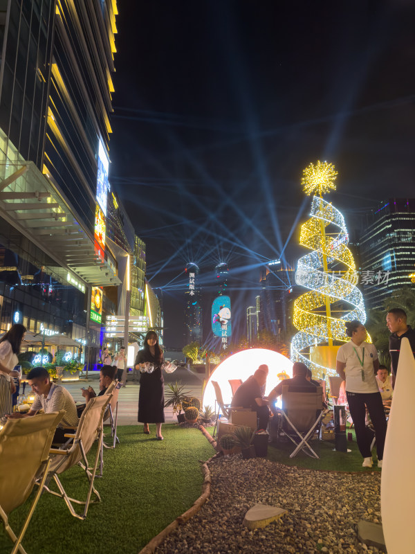 城市建筑夜景风光