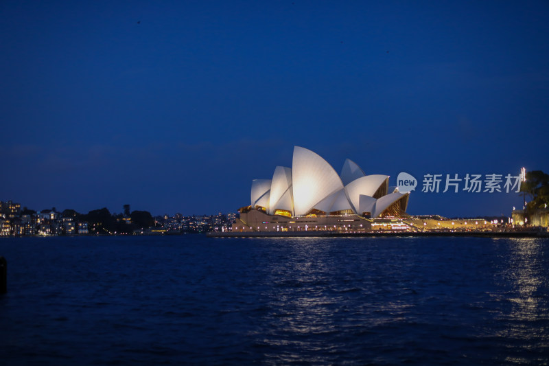 澳大利亚悉尼歌剧院夜景