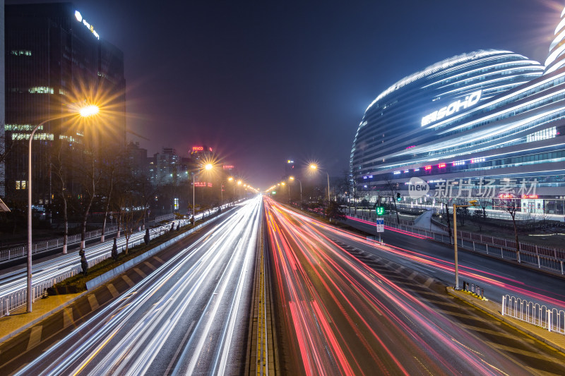 北京望京SOHO夜景