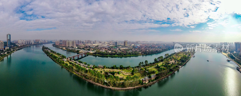 湖南衡阳东洲岛全景图