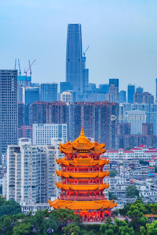 武汉黄鹤楼夜景