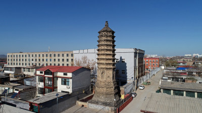 河北省石家庄元氏县开化寺塔