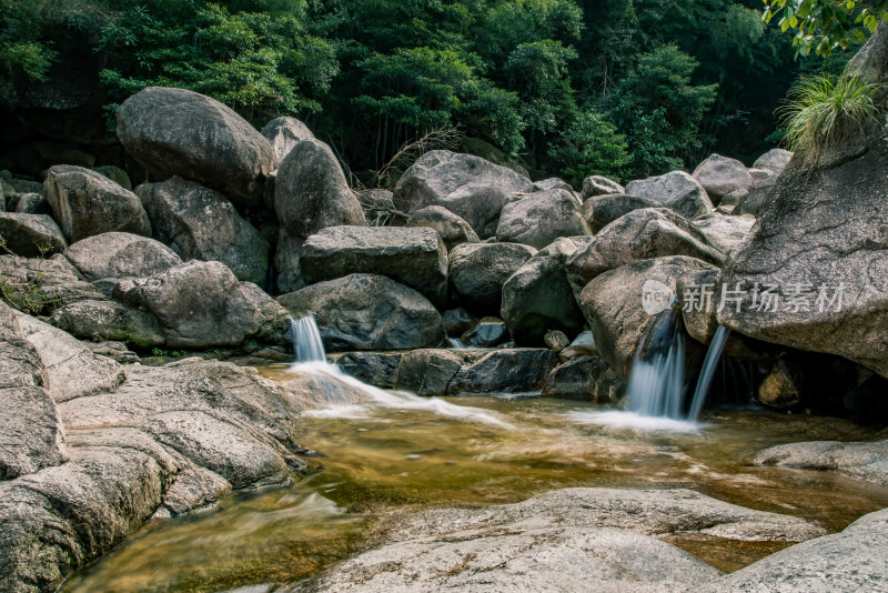 黄山市翡翠谷风光