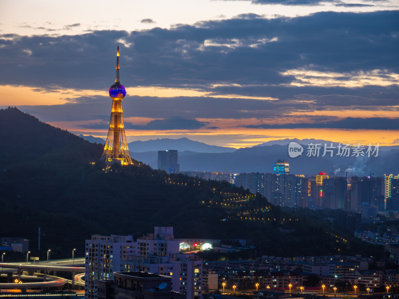 西宁市夜景