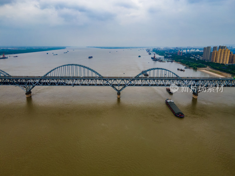 江西九江城市风光旅游景区航拍图