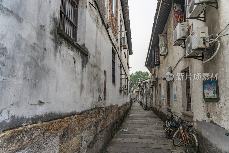 绍兴仓桥直街江南水乡风景