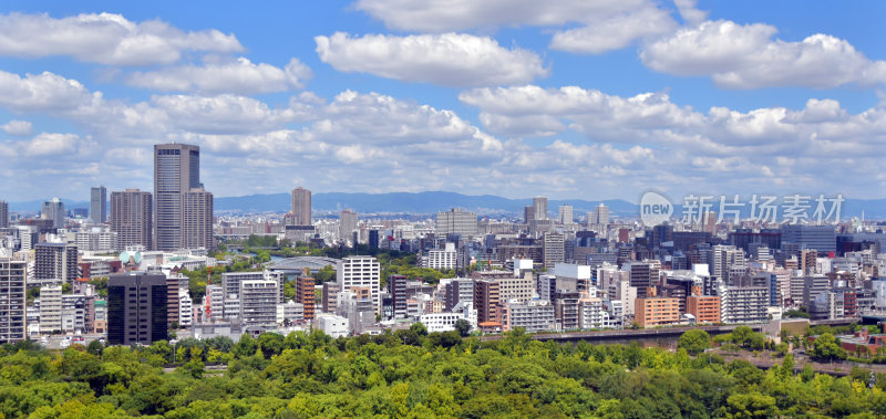 大阪城市风景