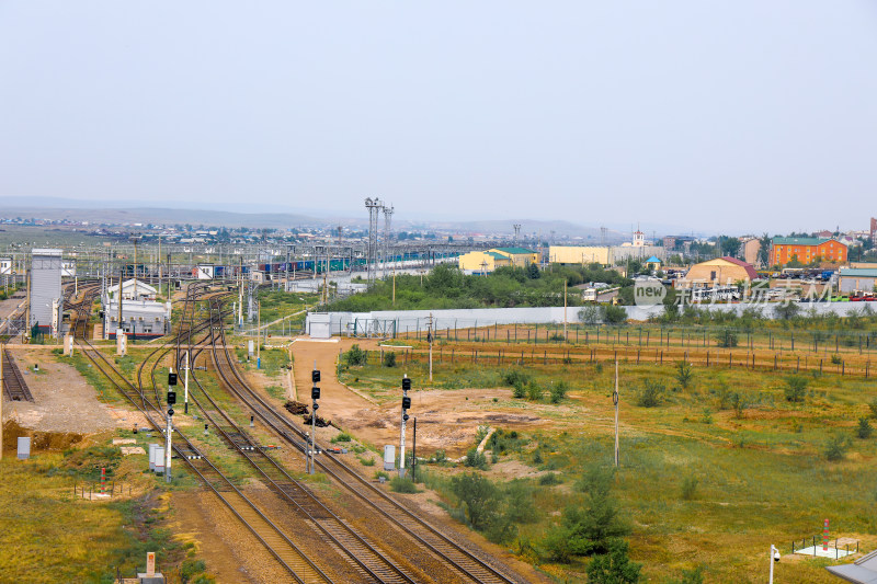 满洲里国门景区