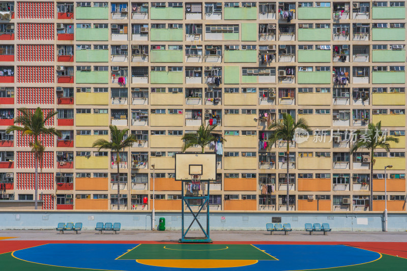 香港彩虹屯社区篮球场