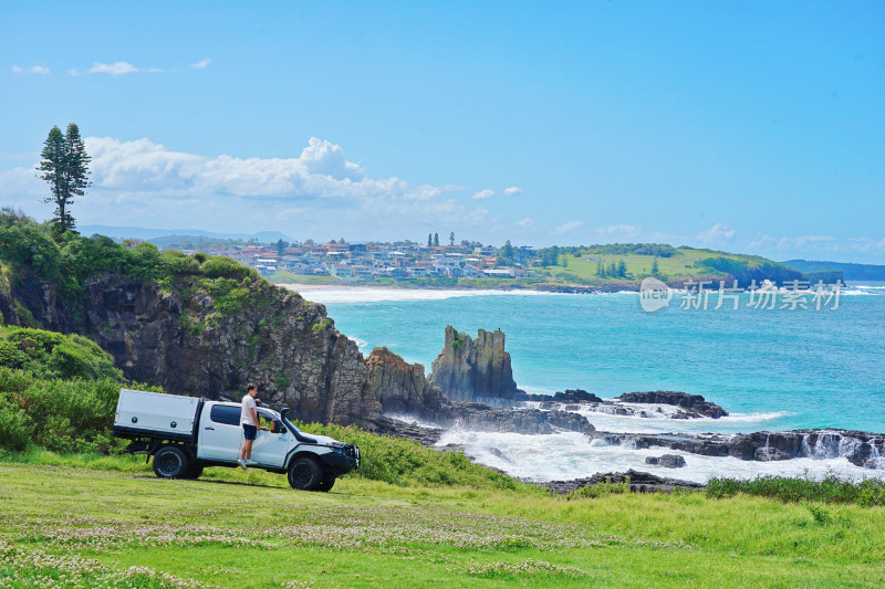 澳洲kiama，cave at cathedral rocks