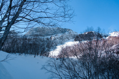 长白山雪山风景