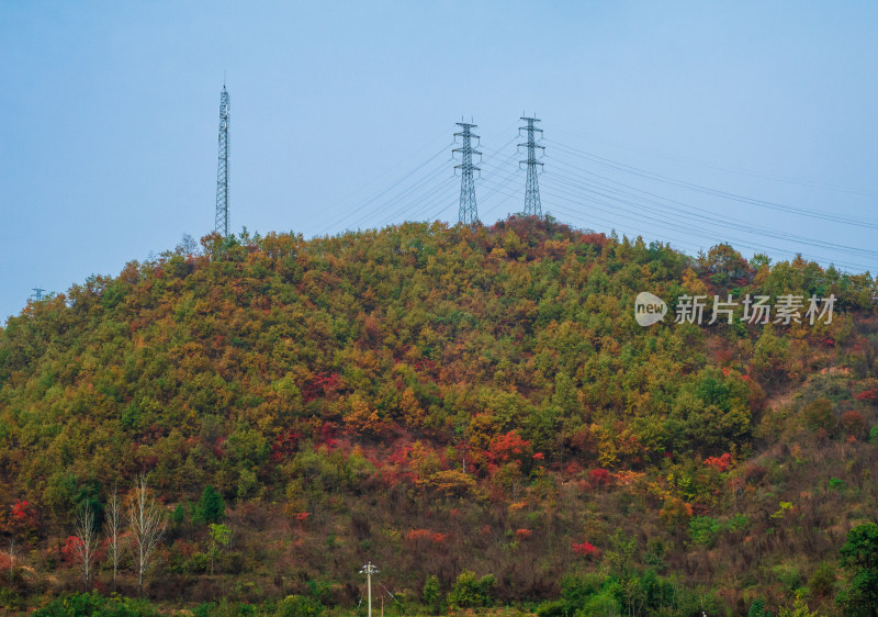 河南洛阳白云山风景区秋色