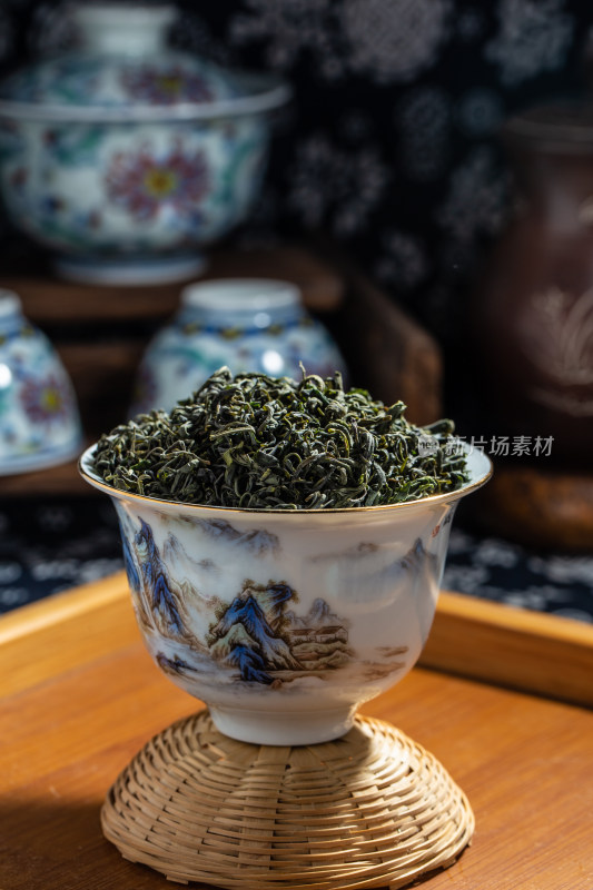 广西三江手工茶叶美食