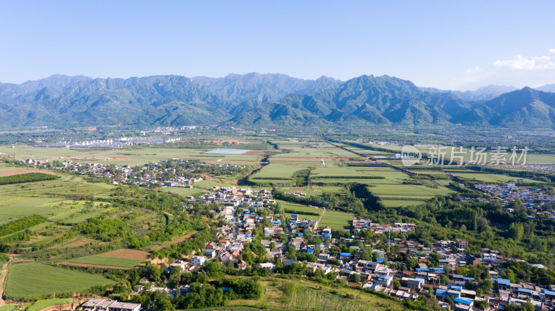 秦岭新农村航拍