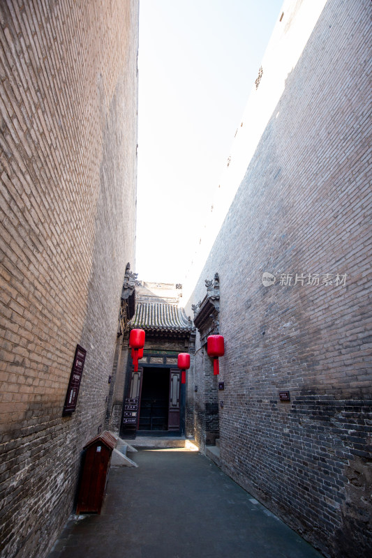 山西祁县晋商老街古城渠家大院