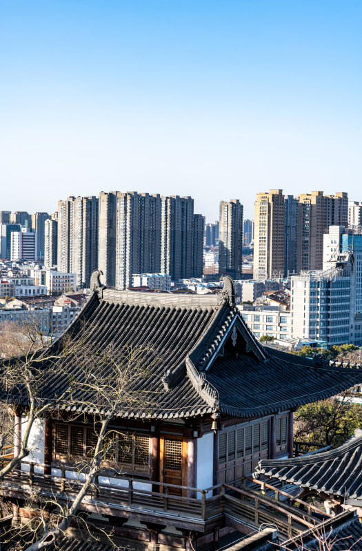 江苏镇江北固山西津渡城市景点景观