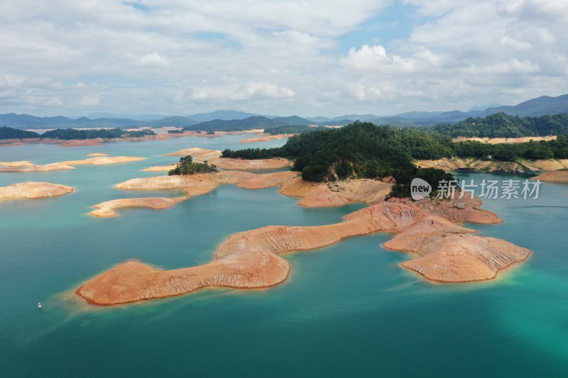 河源万绿湖 湖泊 千岛湖