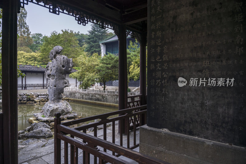 杭州西湖景区文澜阁风景