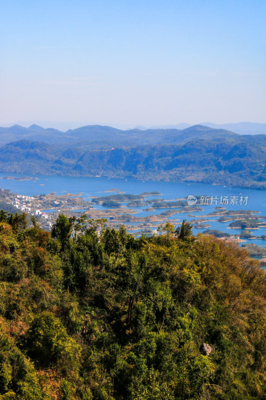 湖北黄石仙岛湖生态旅游景区，天空之城景区