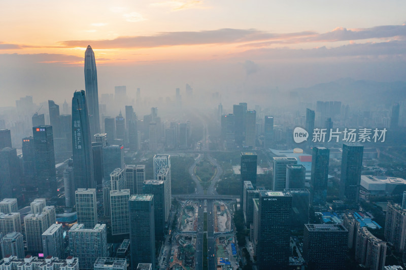 广东省深圳市福田区城市风光