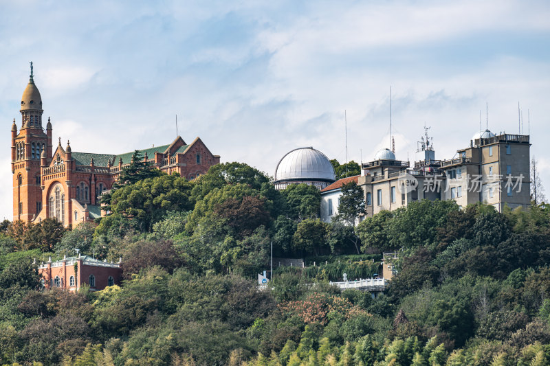 上海松江佘山森林公园自然建筑景观