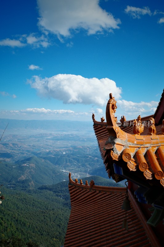 云南大理鸡足山景区