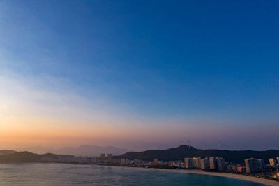 大海海洋礁石海浪沙滩海岛海陵岛航拍摄影图