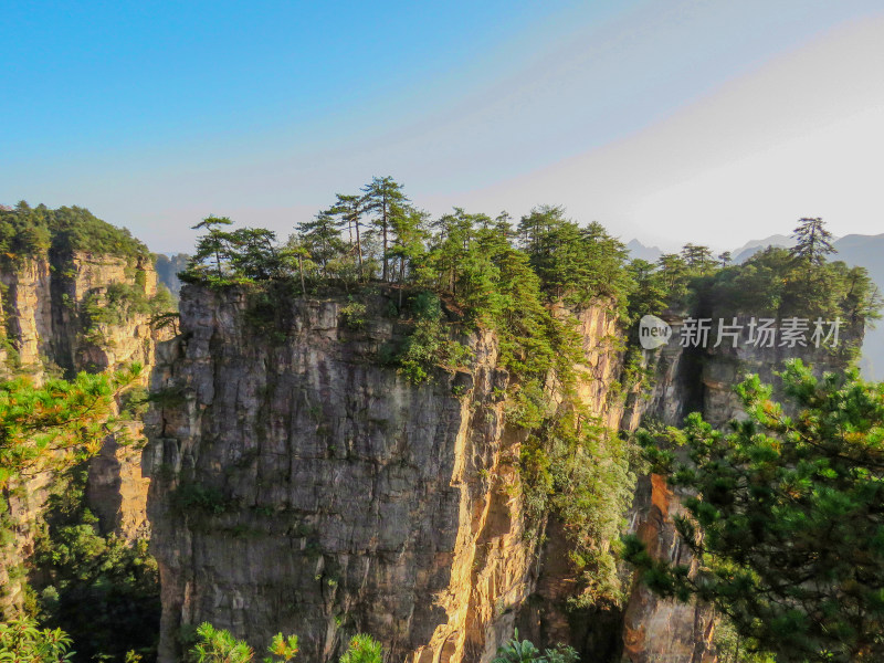 中国湖南张家界国家森林公园旅游风光