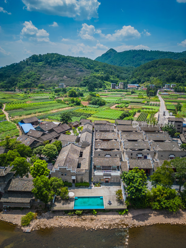 桂林4A景区东漓古村航拍