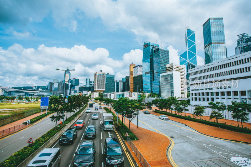 香港维多利亚港城市风光