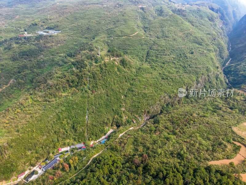 航拍南方山川摄影图