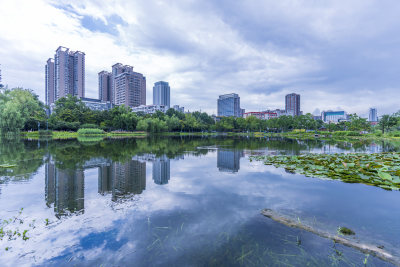 武汉武昌区紫阳公园风景