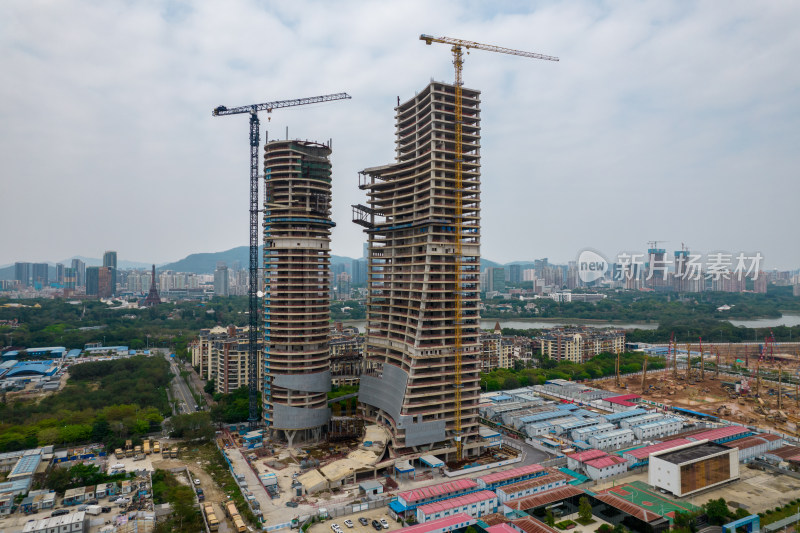 深圳湾超级总部基地建设工地