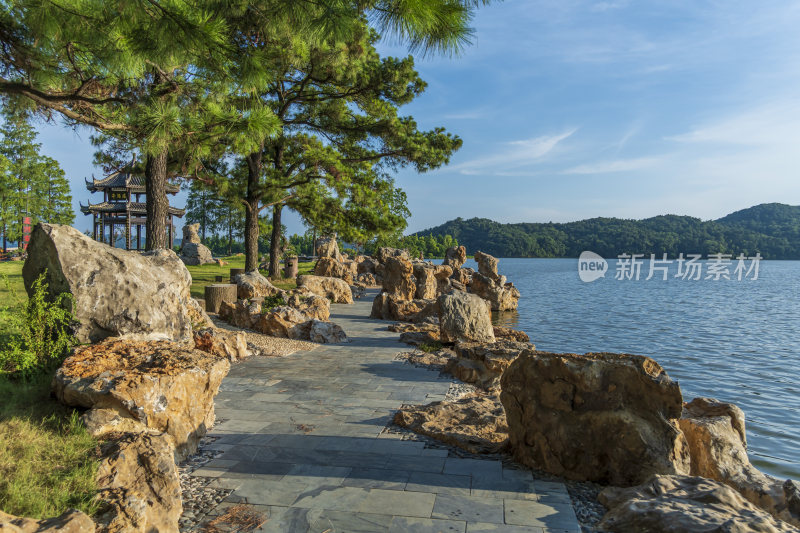 武汉东湖落雁峰景区风景