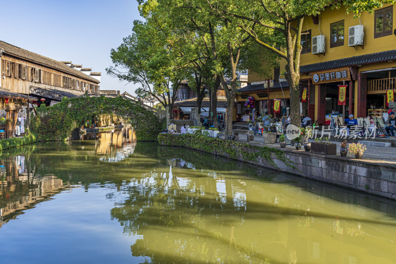 绍兴安昌古镇江南水乡风景