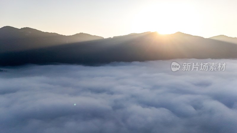 贵州沿河：红花盖下雾正浓