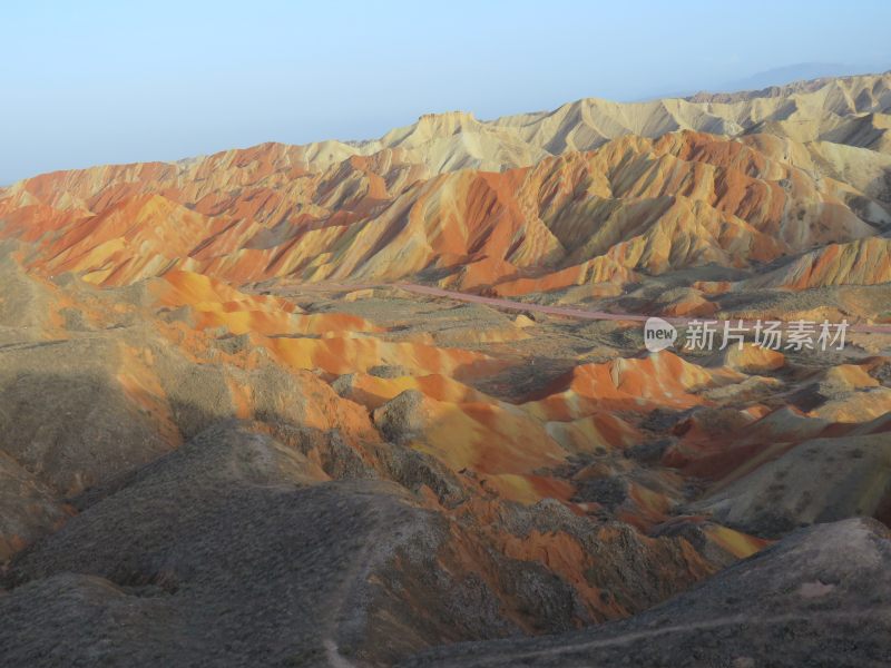 甘肃张掖七彩丹霞风景区旅游风光