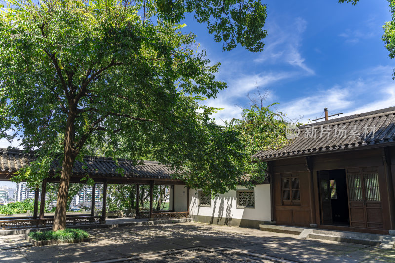 杭州吴山景区伍公庙风景