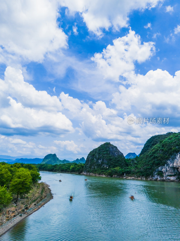 桂林夏季漓江风景区