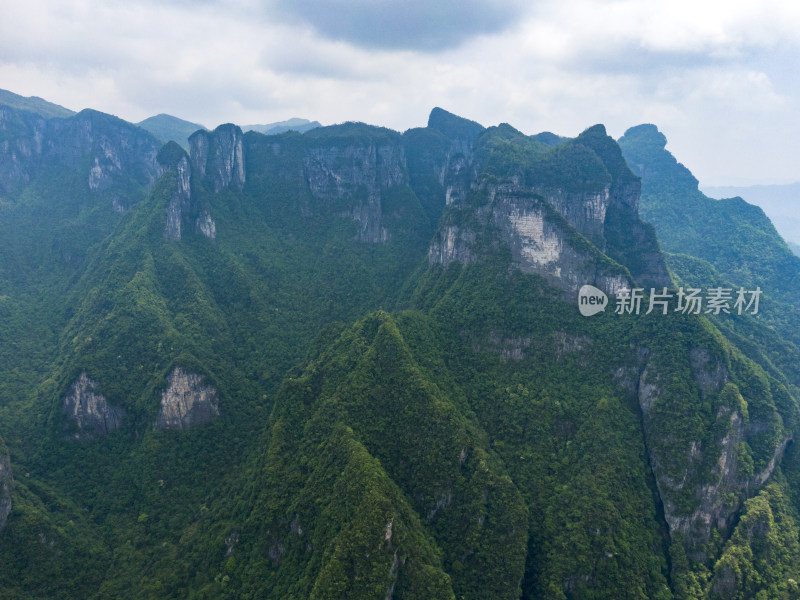 祖国壮丽山河湖南张家界风光航拍摄影图